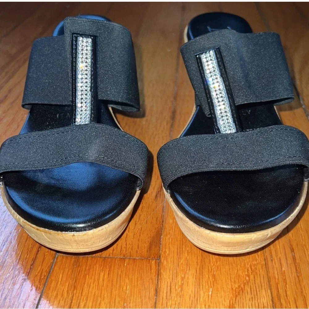 Italiana Wedge Slip on Sandal’s